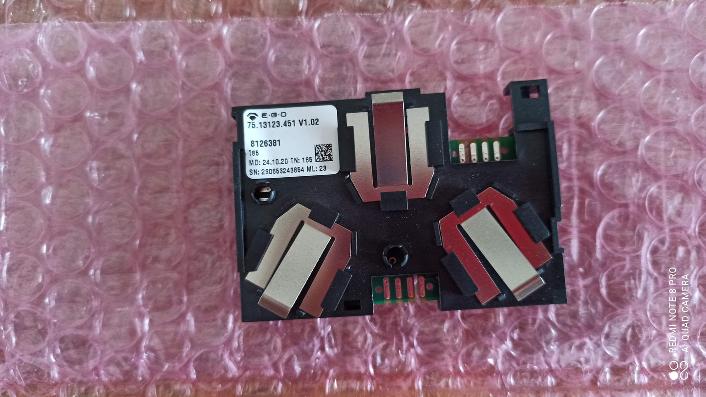 * 8126381 MODULE CLAVIER INDUCTION MIELE OCCASION ( ct ABB )