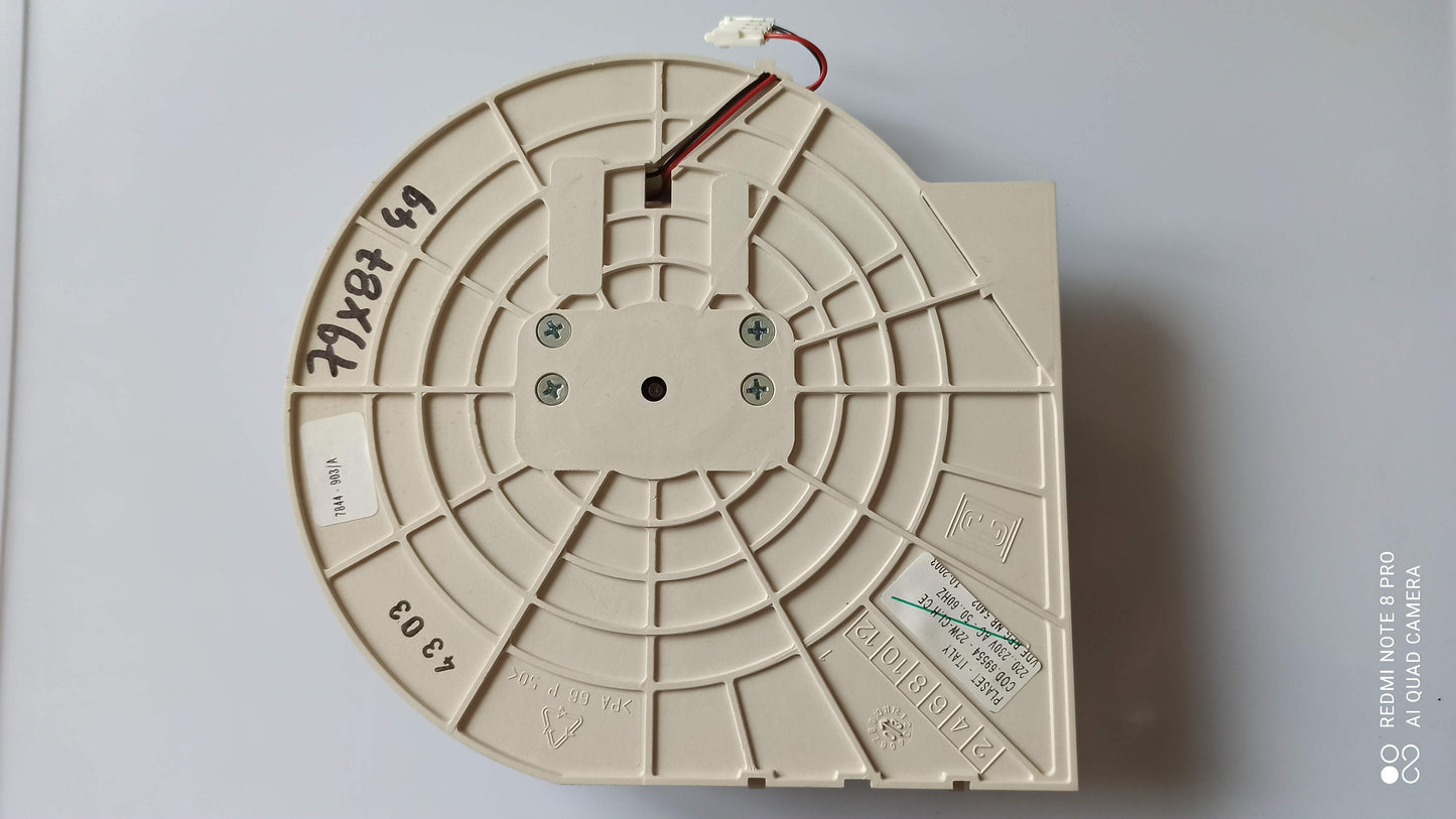 * 79X8749 VENTILATEUR PLAQUE INDUCTION BRANDT SAUTER pièce épuisée constructeur ( ct IND )