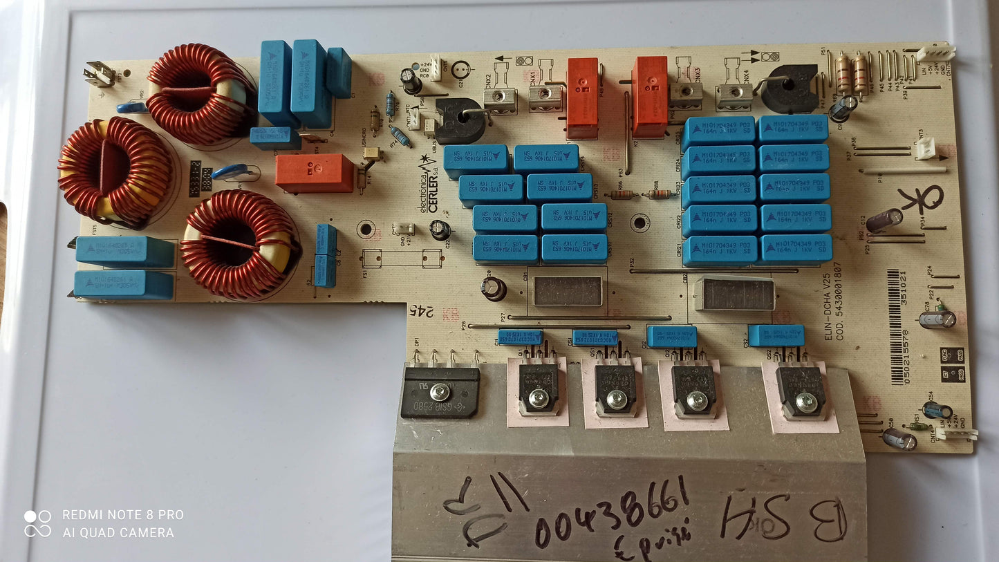 * 00438661 MODULE PUISSANCE INDUCTION OCCASION BOSCH SIEMENS pièce épuisée constructeur ( ct IND ) P34