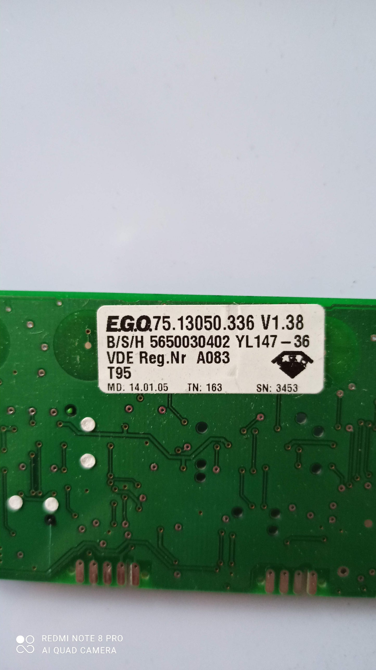 * 00440590 CARTE CLAVIER OCCASION BOSCH SIEMENS épuisée constructeur ( ct ABB )