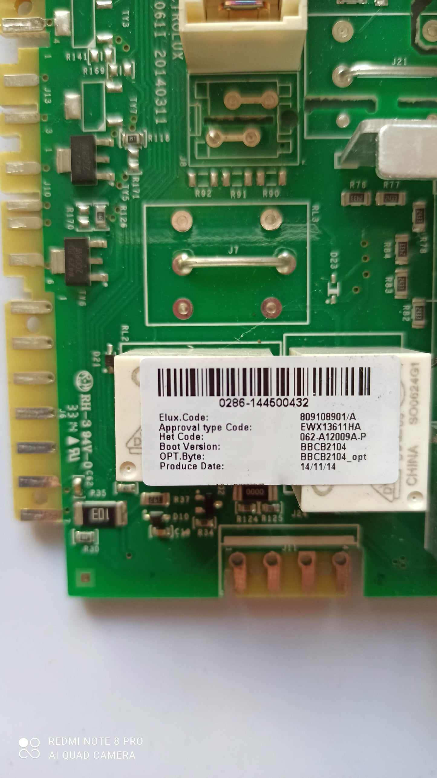 * 97391310160401 MODULE PUISSANCE Programmé 0CCASION LAVE LINGE ( ct ABB )
