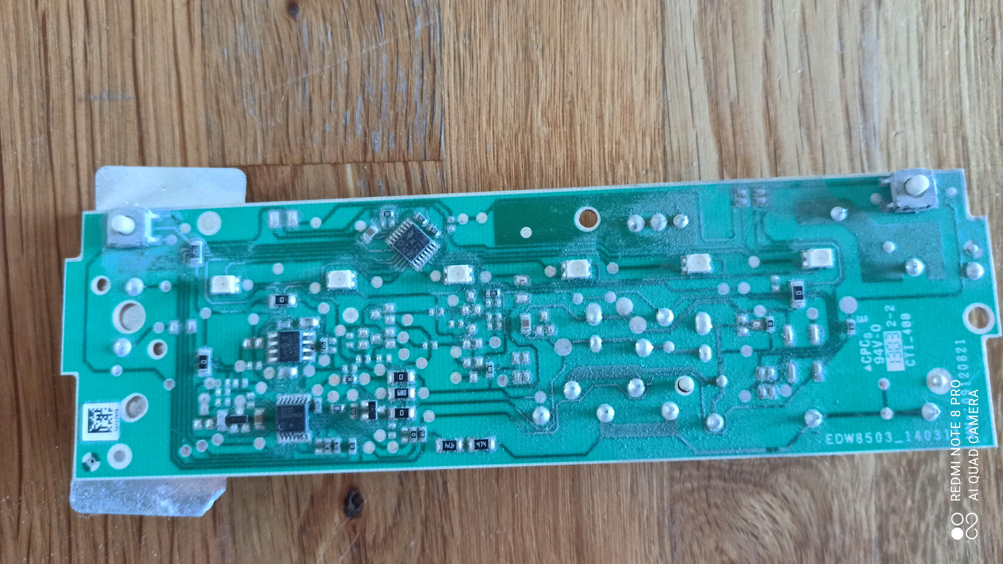 07781593 (*) PLATINE COMMANDE EDW 8303 ASPI MIELE OCCASION ( CJ AZ )