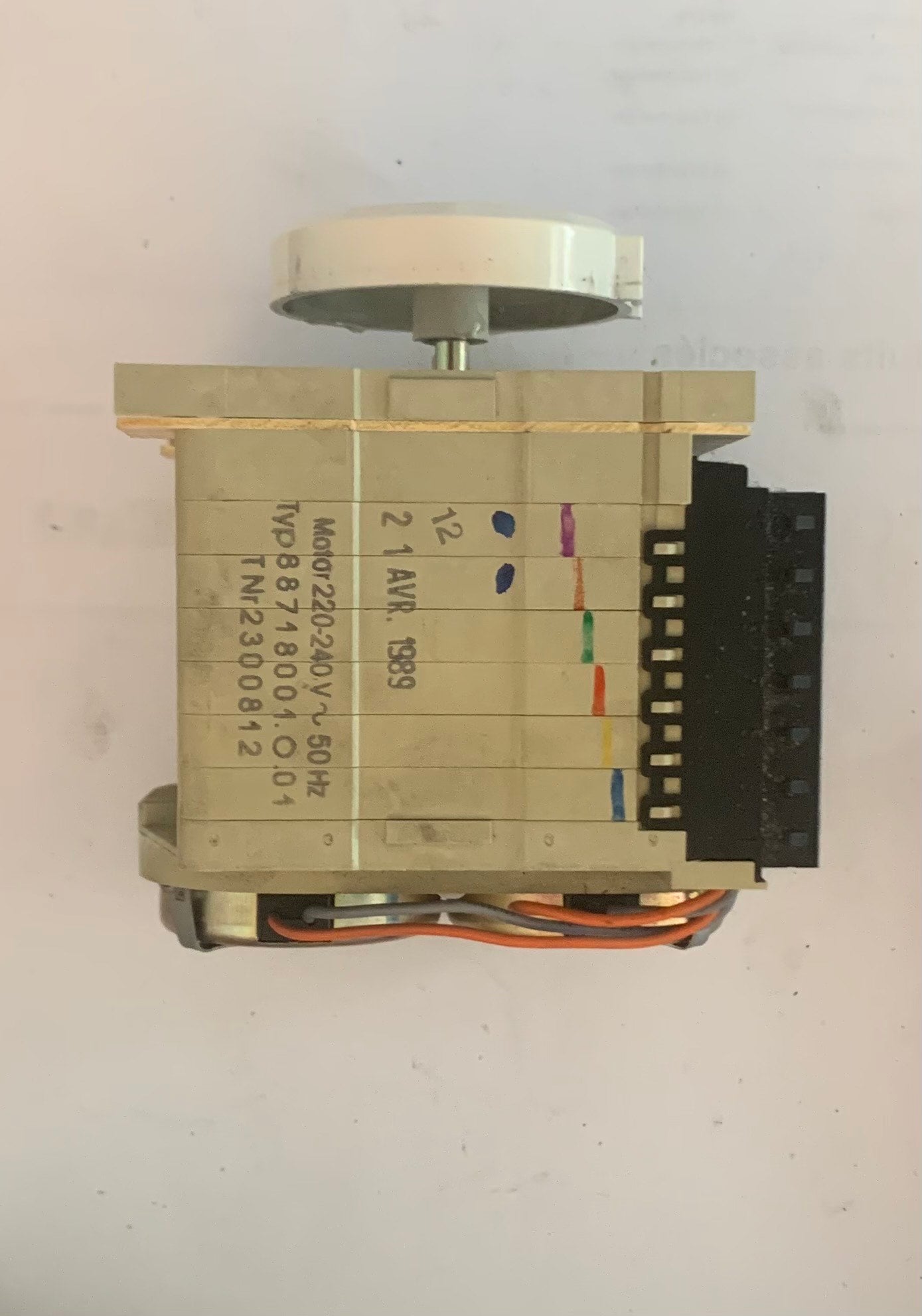2300812 (*) programmateur CR 8001N 88718001.0.01 OCCASION lave linge MIELE Pièce épuisée usine ( JP ) ( marke )