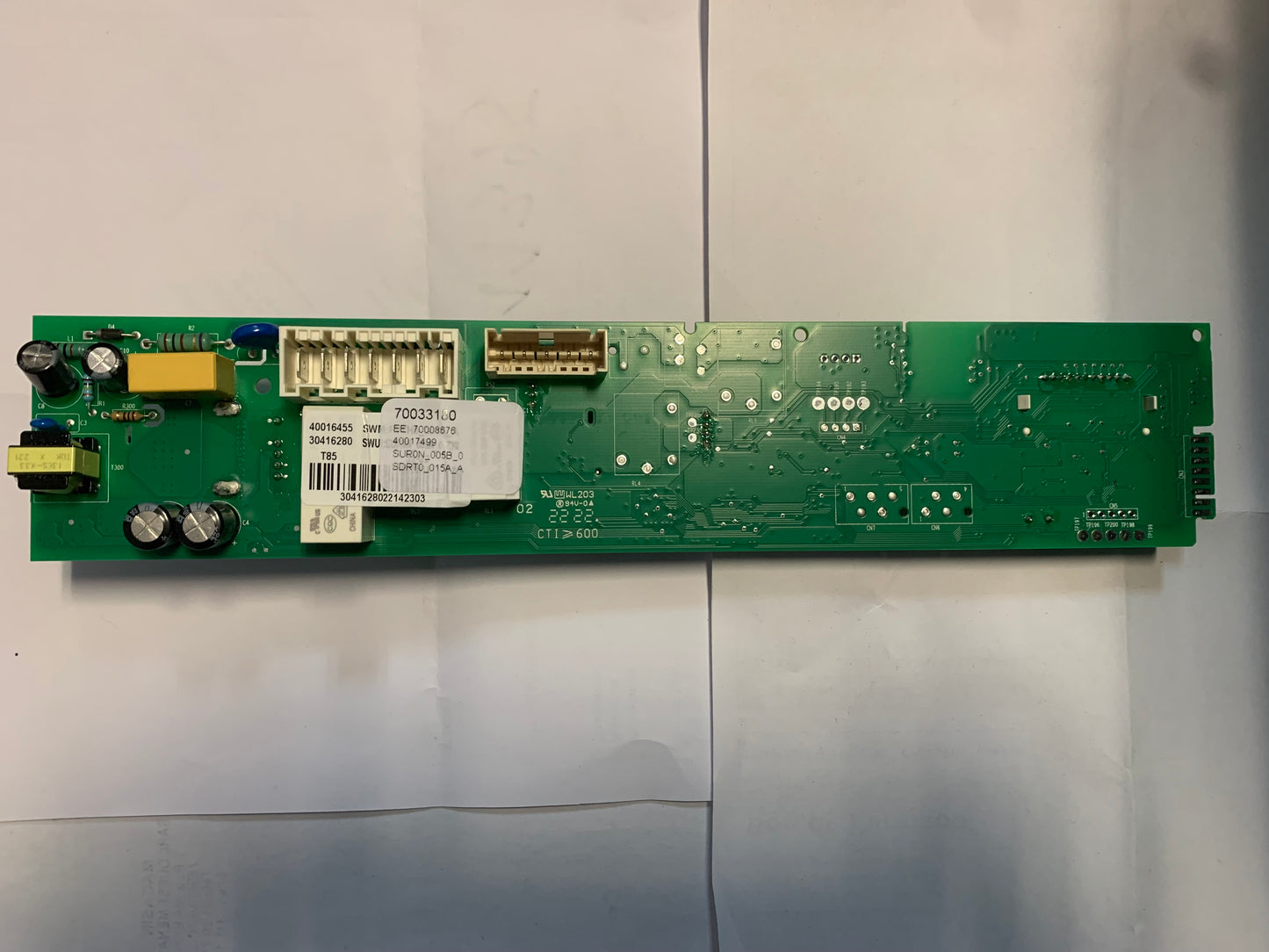 70033180 CARTE DE COMMANDE CVS