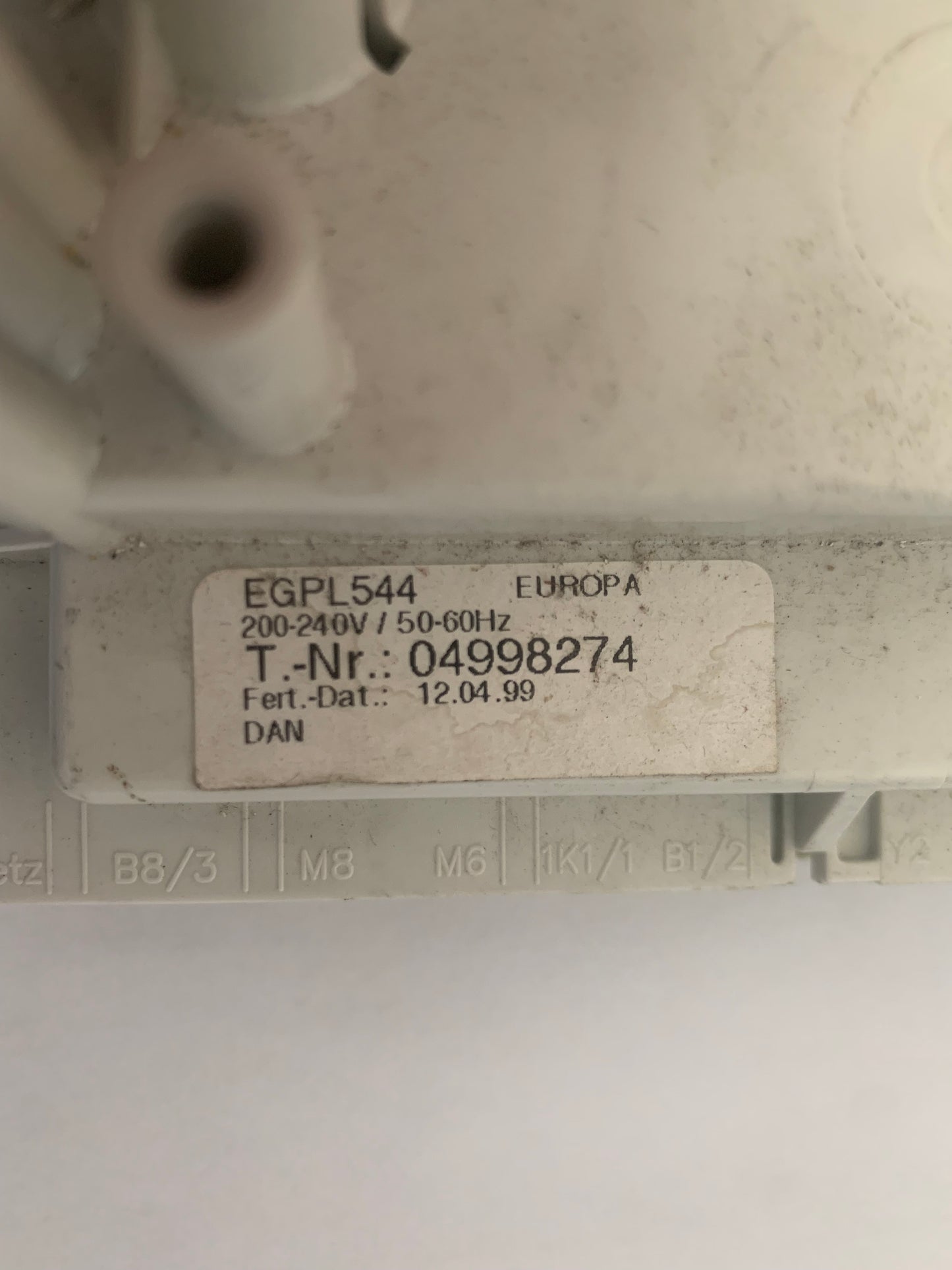 5221803 (*) PLATINE EGPL544 OCCASION LAVE-VAISSELLE MIELE pièce épuisée usine ( CX + MIELE2) ( marke )