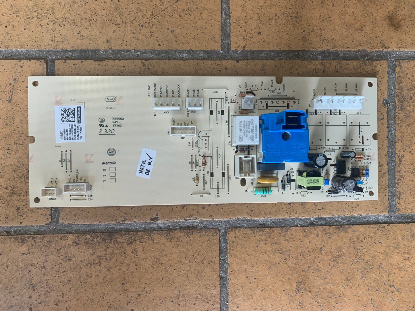 2859920120 MODULE DE PUISSANCE BEKO POUR LAVE-LINGE CTU