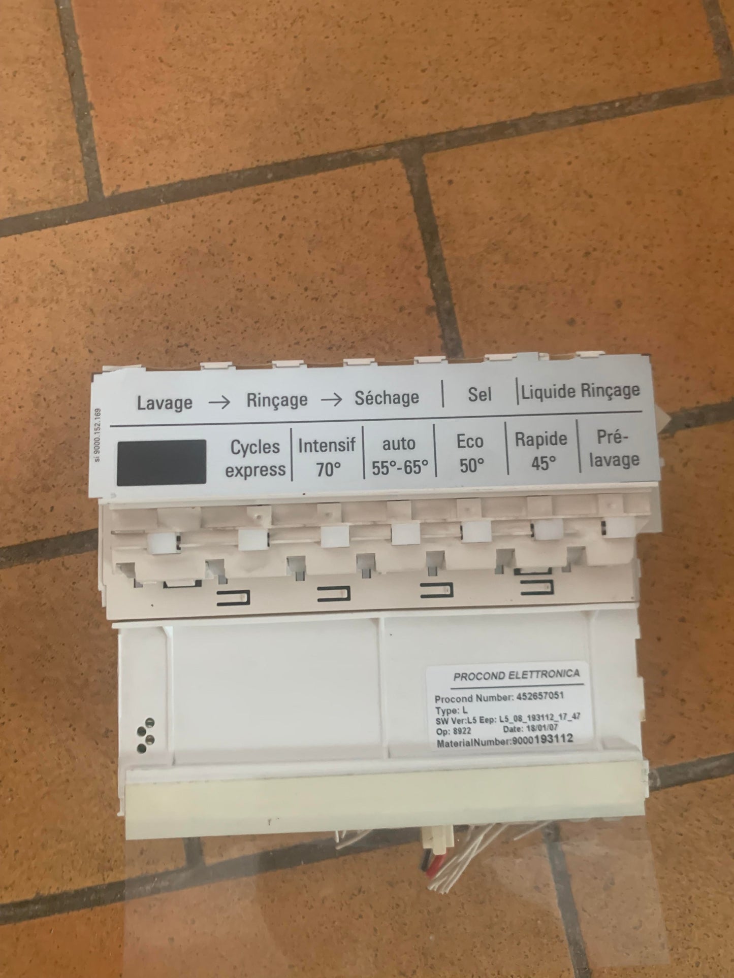 * 00499879 idem 00641284 MODULE DE COMMANDE occasion LV BOSCH pièce épuisée usine ( CX )