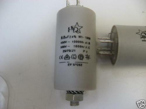 CONDENSATEUR POUR SECHE LINGE 8 MICRO UF