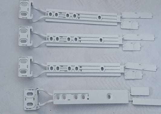 4 glissière en plastique pour porte de frigo