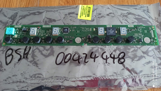 00424448 CARTE CLAVIER OCCASION ORIGINE BOSCH SIEMENS pièce épuisée constructeur ( ct ABB )