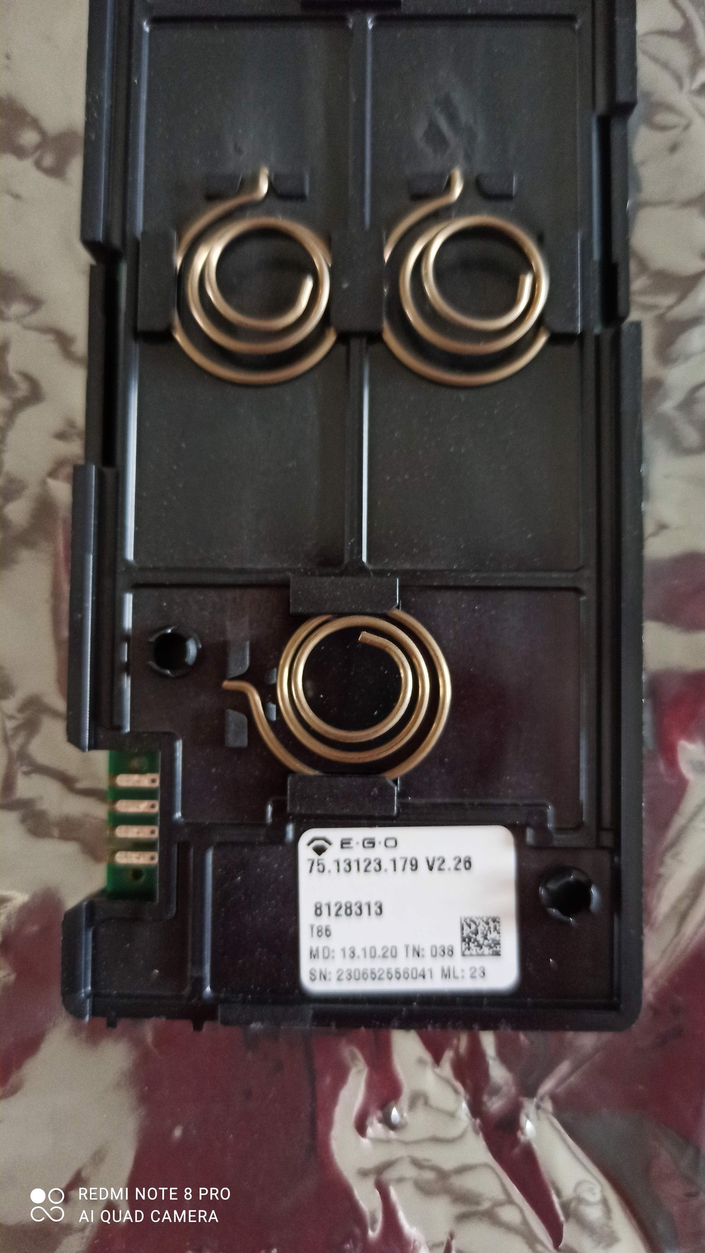* 8128313 MODULE CLAVIER INDUCTION MIELE OCCASION ( ct ABB )