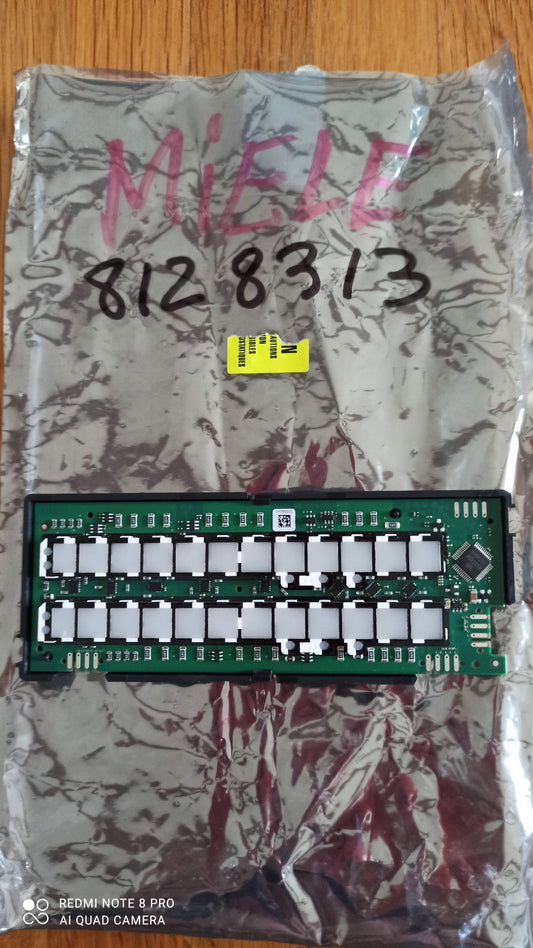 * 8128313 MODULE CLAVIER INDUCTION MIELE OCCASION ( ct ABB )