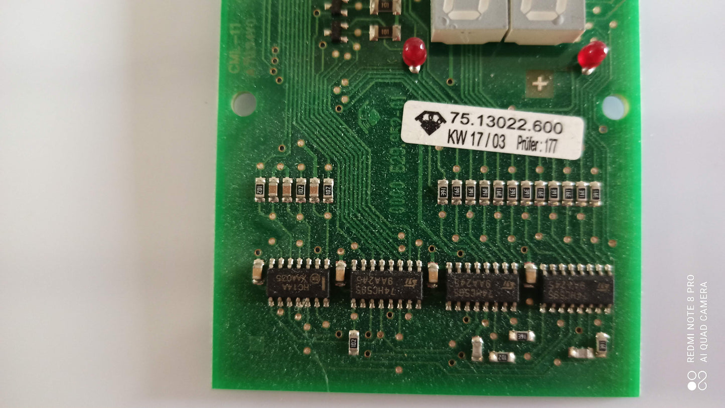 8299010 MODULE CLAVIER PLAQUE INDUCTION MIELE OCCASION (ct ABB )