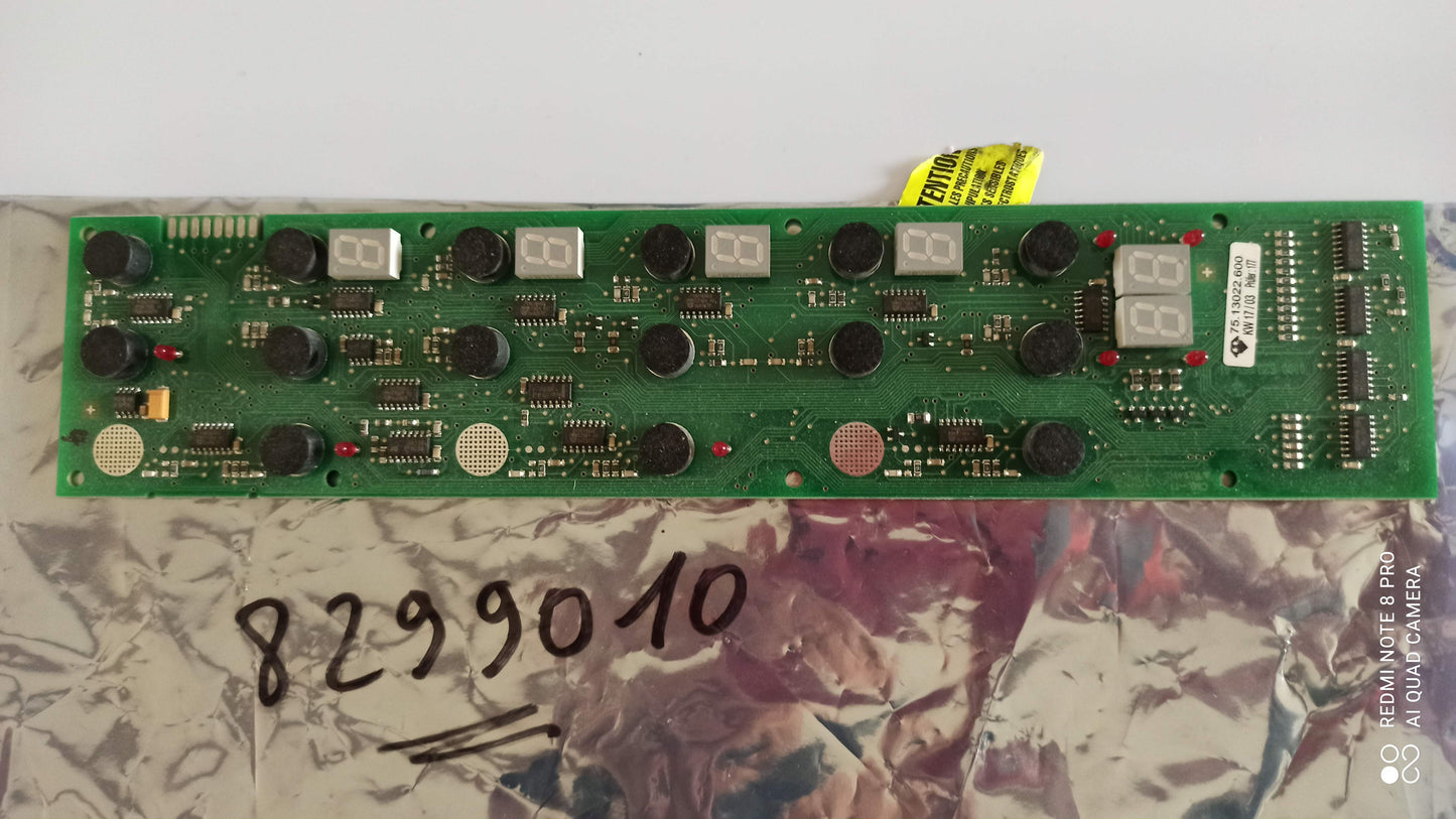 8299010 MODULE CLAVIER PLAQUE INDUCTION MIELE OCCASION (ct ABB )
