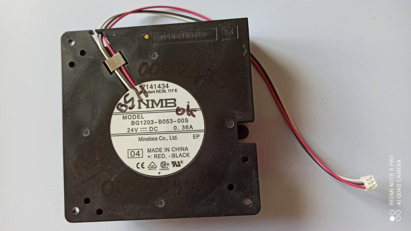 00612942 VENTILATEUR 24v OCCASION PLAQUE INDUCTION BOSCH SIEMENS (ct IND )