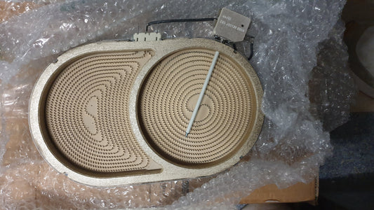 481225998326 FOYER RADIANT DUAL POUR PLAQUE VITROCERAMIQUE (pièce neuve )