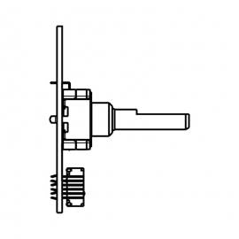 807453305 SELECTEUR ENCODEUR OCCASION LAVE LINGE ELECTROLUX ( ct ABB )